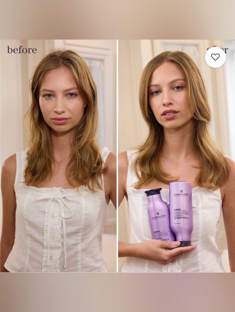 NWT FULL SET Pureology Hydrate Shampoo 226ml & Conditionr 226ml Duo 100% VEGAN - Picture 9 of 9